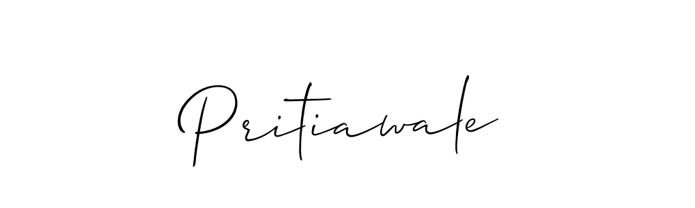 The best way (Allison_Script) to make a short signature is to pick only two or three words in your name. The name Pritiawale include a total of six letters. For converting this name. Pritiawale signature style 2 images and pictures png