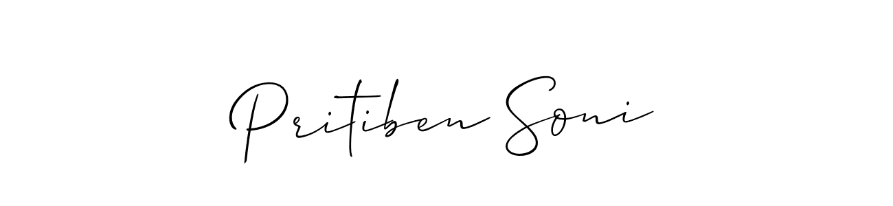 Make a beautiful signature design for name Pritiben Soni. Use this online signature maker to create a handwritten signature for free. Pritiben Soni signature style 2 images and pictures png