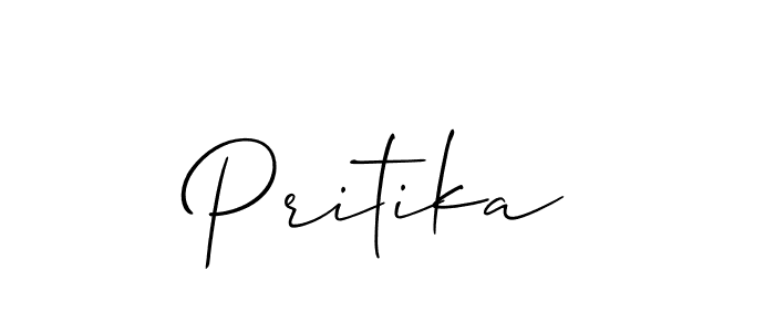 Pritika stylish signature style. Best Handwritten Sign (Allison_Script) for my name. Handwritten Signature Collection Ideas for my name Pritika. Pritika signature style 2 images and pictures png