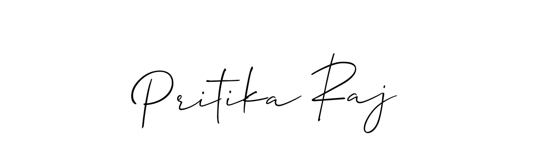 This is the best signature style for the Pritika Raj name. Also you like these signature font (Allison_Script). Mix name signature. Pritika Raj signature style 2 images and pictures png