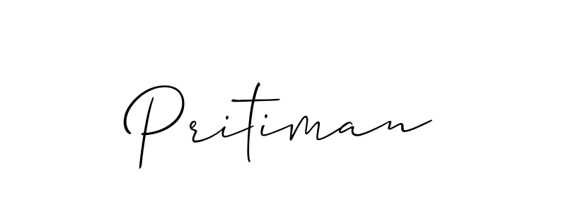 You should practise on your own different ways (Allison_Script) to write your name (Pritiman) in signature. don't let someone else do it for you. Pritiman signature style 2 images and pictures png