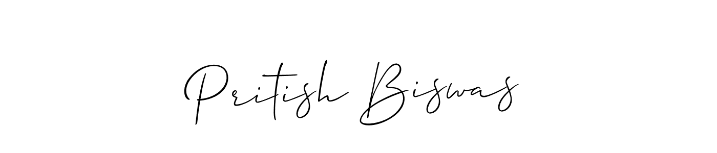 You can use this online signature creator to create a handwritten signature for the name Pritish Biswas. This is the best online autograph maker. Pritish Biswas signature style 2 images and pictures png