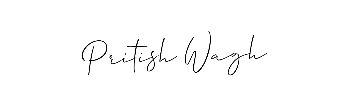 This is the best signature style for the Pritish Wagh name. Also you like these signature font (Allison_Script). Mix name signature. Pritish Wagh signature style 2 images and pictures png