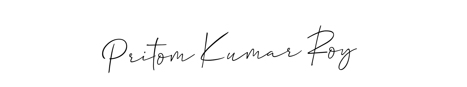 It looks lik you need a new signature style for name Pritom Kumar Roy. Design unique handwritten (Allison_Script) signature with our free signature maker in just a few clicks. Pritom Kumar Roy signature style 2 images and pictures png