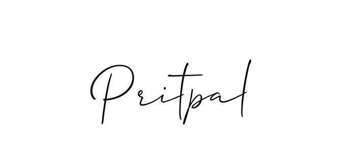 Pritpal stylish signature style. Best Handwritten Sign (Allison_Script) for my name. Handwritten Signature Collection Ideas for my name Pritpal. Pritpal signature style 2 images and pictures png