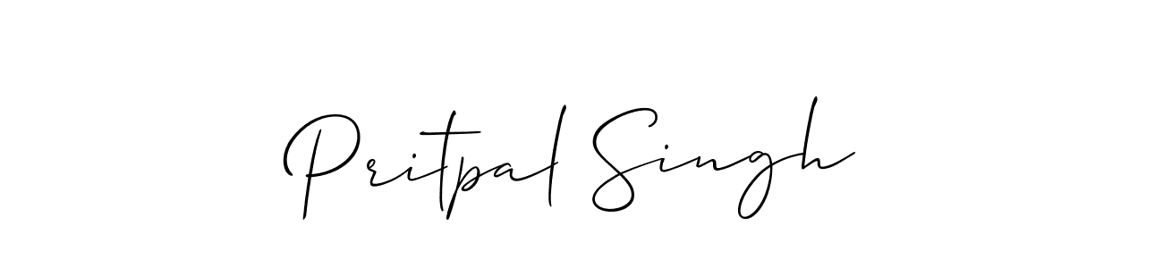 Similarly Allison_Script is the best handwritten signature design. Signature creator online .You can use it as an online autograph creator for name Pritpal Singh. Pritpal Singh signature style 2 images and pictures png