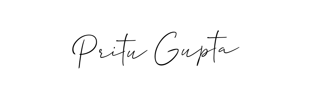 Make a beautiful signature design for name Pritu Gupta. Use this online signature maker to create a handwritten signature for free. Pritu Gupta signature style 2 images and pictures png