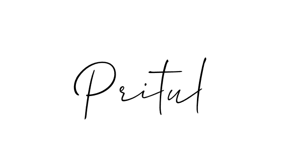 See photos of Pritul official signature by Spectra . Check more albums & portfolios. Read reviews & check more about Allison_Script font. Pritul signature style 2 images and pictures png