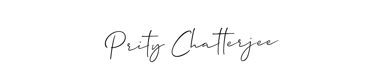 Similarly Allison_Script is the best handwritten signature design. Signature creator online .You can use it as an online autograph creator for name Prity Chatterjee. Prity Chatterjee signature style 2 images and pictures png