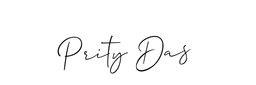 How to make Prity Das signature? Allison_Script is a professional autograph style. Create handwritten signature for Prity Das name. Prity Das signature style 2 images and pictures png