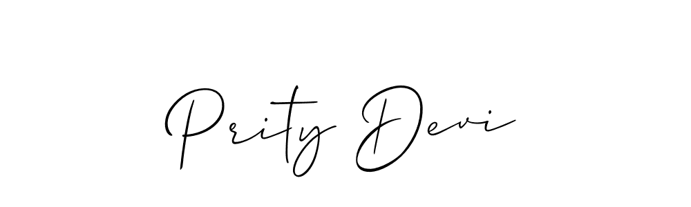 It looks lik you need a new signature style for name Prity Devi. Design unique handwritten (Allison_Script) signature with our free signature maker in just a few clicks. Prity Devi signature style 2 images and pictures png