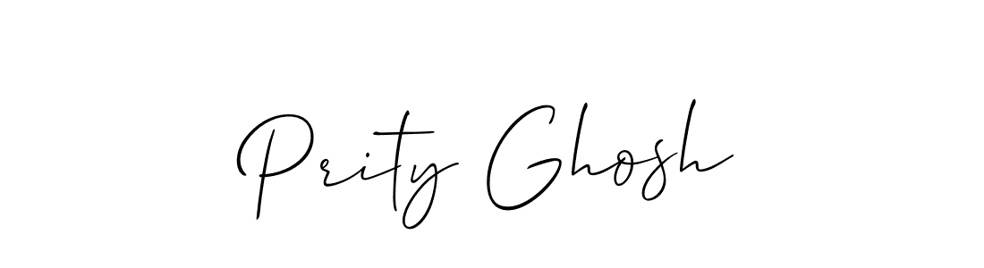 You should practise on your own different ways (Allison_Script) to write your name (Prity Ghosh) in signature. don't let someone else do it for you. Prity Ghosh signature style 2 images and pictures png