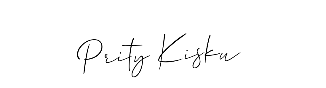 Similarly Allison_Script is the best handwritten signature design. Signature creator online .You can use it as an online autograph creator for name Prity Kisku. Prity Kisku signature style 2 images and pictures png