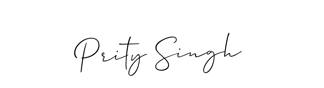 Allison_Script is a professional signature style that is perfect for those who want to add a touch of class to their signature. It is also a great choice for those who want to make their signature more unique. Get Prity Singh name to fancy signature for free. Prity Singh signature style 2 images and pictures png