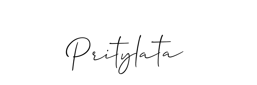 Make a short Pritylata signature style. Manage your documents anywhere anytime using Allison_Script. Create and add eSignatures, submit forms, share and send files easily. Pritylata signature style 2 images and pictures png