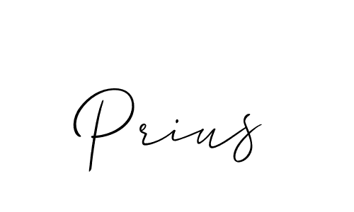 How to make Prius signature? Allison_Script is a professional autograph style. Create handwritten signature for Prius name. Prius signature style 2 images and pictures png