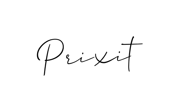 Create a beautiful signature design for name Prixit. With this signature (Allison_Script) fonts, you can make a handwritten signature for free. Prixit signature style 2 images and pictures png