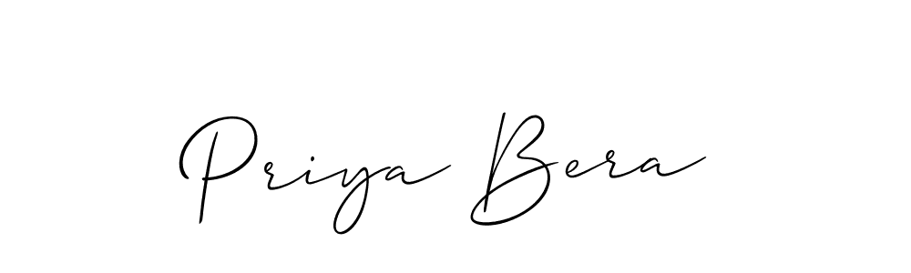This is the best signature style for the Priya Bera name. Also you like these signature font (Allison_Script). Mix name signature. Priya Bera signature style 2 images and pictures png