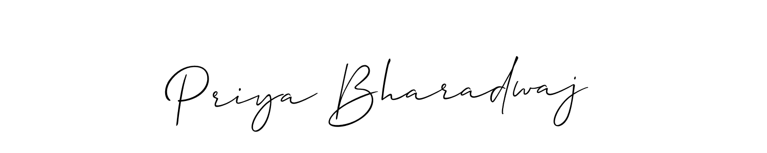 Once you've used our free online signature maker to create your best signature Allison_Script style, it's time to enjoy all of the benefits that Priya Bharadwaj name signing documents. Priya Bharadwaj signature style 2 images and pictures png