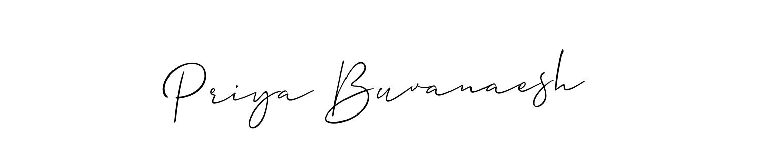 Make a beautiful signature design for name Priya Buvanaesh. Use this online signature maker to create a handwritten signature for free. Priya Buvanaesh signature style 2 images and pictures png