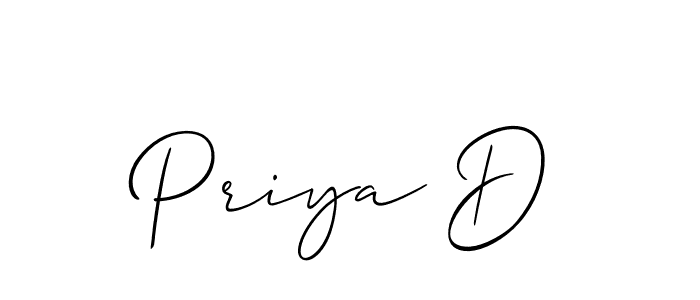 This is the best signature style for the Priya D name. Also you like these signature font (Allison_Script). Mix name signature. Priya D signature style 2 images and pictures png