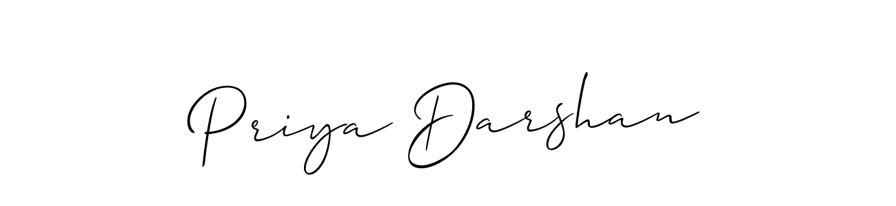Make a short Priya Darshan signature style. Manage your documents anywhere anytime using Allison_Script. Create and add eSignatures, submit forms, share and send files easily. Priya Darshan signature style 2 images and pictures png