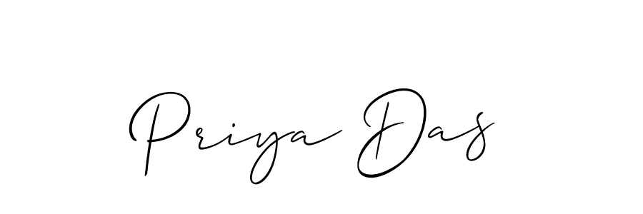 Also we have Priya Das name is the best signature style. Create professional handwritten signature collection using Allison_Script autograph style. Priya Das signature style 2 images and pictures png