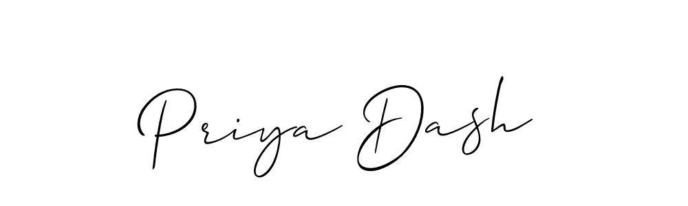 Design your own signature with our free online signature maker. With this signature software, you can create a handwritten (Allison_Script) signature for name Priya Dash. Priya Dash signature style 2 images and pictures png