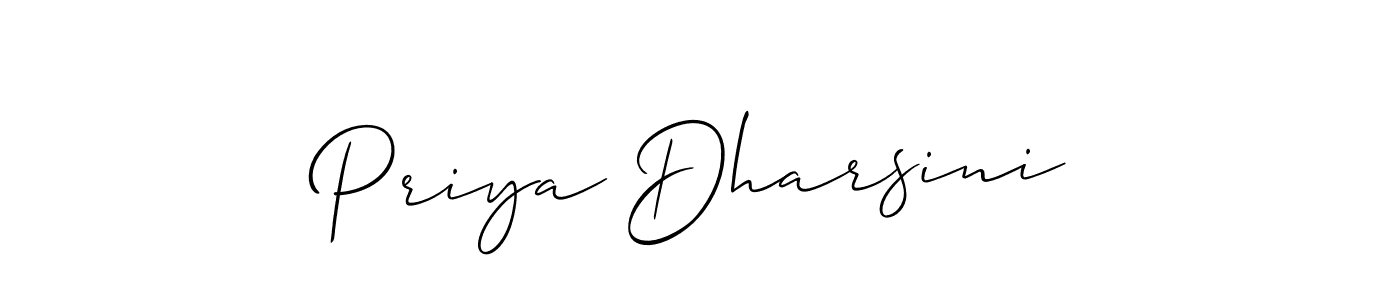 How to make Priya Dharsini signature? Allison_Script is a professional autograph style. Create handwritten signature for Priya Dharsini name. Priya Dharsini signature style 2 images and pictures png