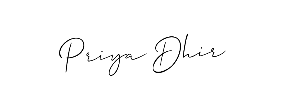 See photos of Priya Dhir official signature by Spectra . Check more albums & portfolios. Read reviews & check more about Allison_Script font. Priya Dhir signature style 2 images and pictures png