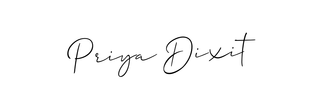 Best and Professional Signature Style for Priya Dixit. Allison_Script Best Signature Style Collection. Priya Dixit signature style 2 images and pictures png