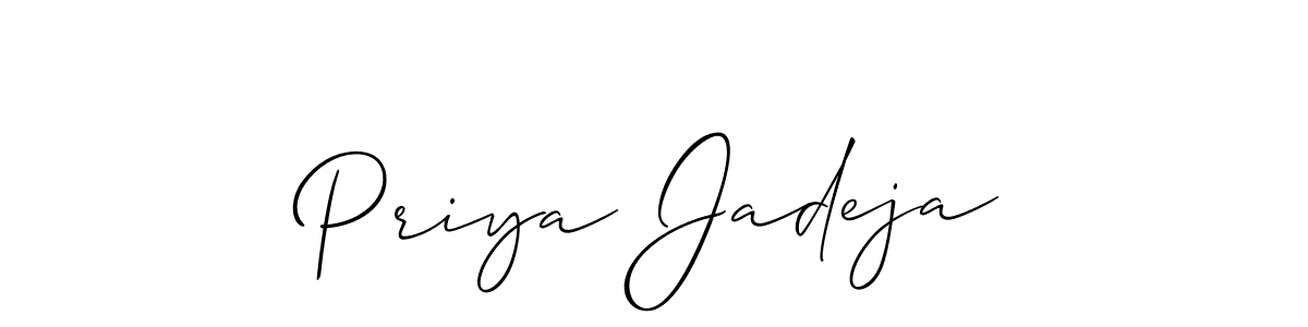 How to Draw Priya Jadeja signature style? Allison_Script is a latest design signature styles for name Priya Jadeja. Priya Jadeja signature style 2 images and pictures png