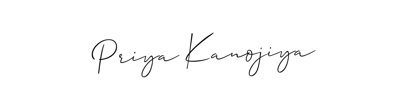 Make a beautiful signature design for name Priya Kanojiya. Use this online signature maker to create a handwritten signature for free. Priya Kanojiya signature style 2 images and pictures png
