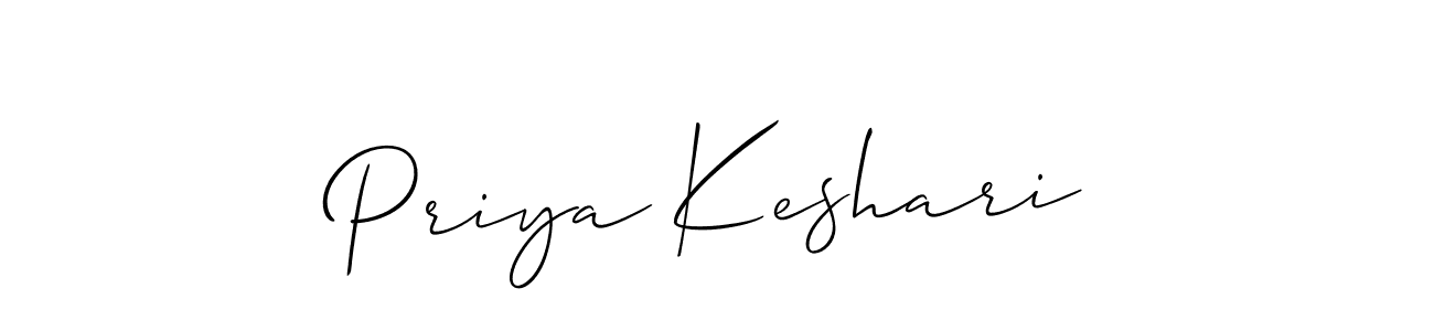 Priya Keshari stylish signature style. Best Handwritten Sign (Allison_Script) for my name. Handwritten Signature Collection Ideas for my name Priya Keshari. Priya Keshari signature style 2 images and pictures png
