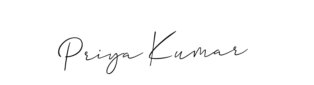Once you've used our free online signature maker to create your best signature Allison_Script style, it's time to enjoy all of the benefits that Priya Kumar name signing documents. Priya Kumar signature style 2 images and pictures png
