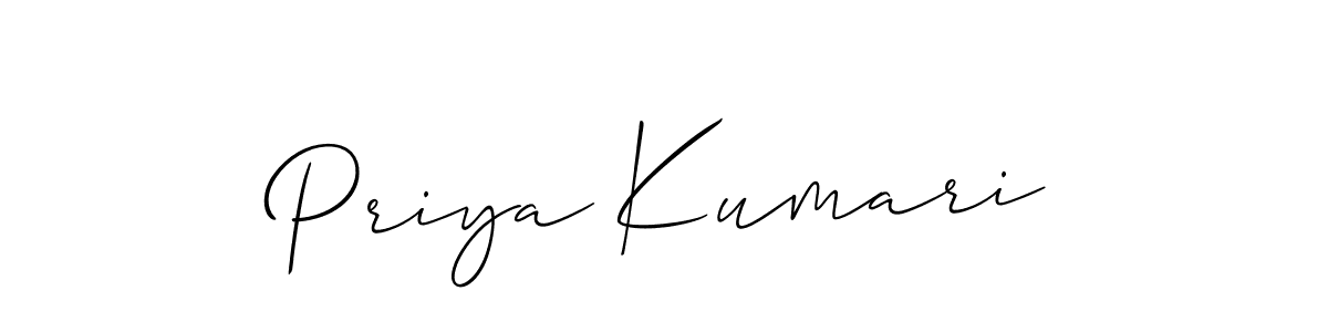 if you are searching for the best signature style for your name Priya Kumari. so please give up your signature search. here we have designed multiple signature styles  using Allison_Script. Priya Kumari signature style 2 images and pictures png