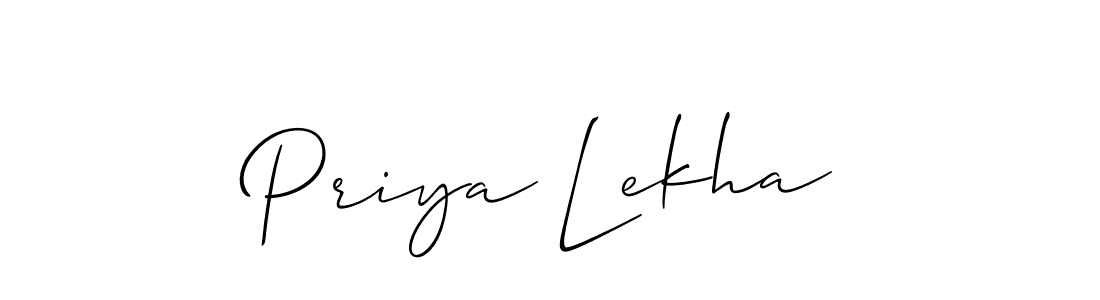 How to Draw Priya Lekha signature style? Allison_Script is a latest design signature styles for name Priya Lekha. Priya Lekha signature style 2 images and pictures png