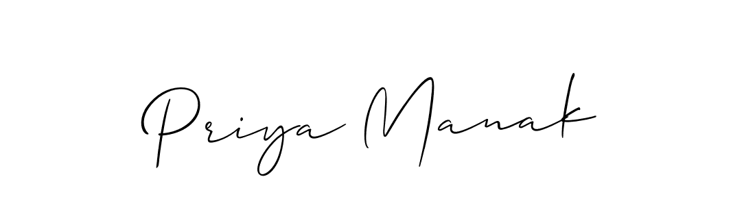Make a beautiful signature design for name Priya Manak. Use this online signature maker to create a handwritten signature for free. Priya Manak signature style 2 images and pictures png
