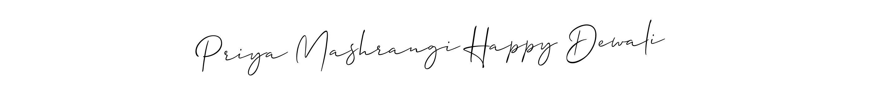 Best and Professional Signature Style for Priya Mashrangi Happy Dewali. Allison_Script Best Signature Style Collection. Priya Mashrangi Happy Dewali signature style 2 images and pictures png