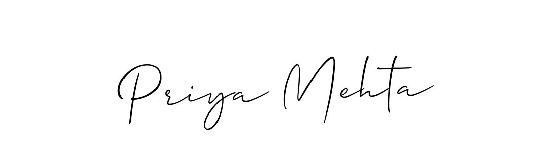 This is the best signature style for the Priya Mehta name. Also you like these signature font (Allison_Script). Mix name signature. Priya Mehta signature style 2 images and pictures png