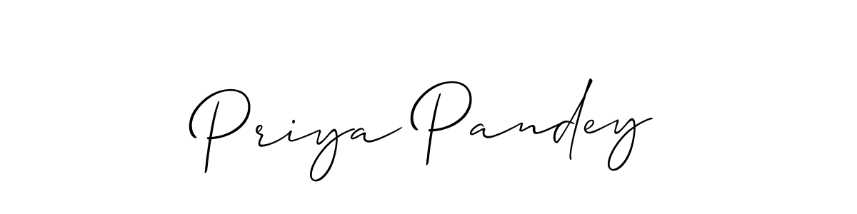 Make a beautiful signature design for name Priya Pandey. Use this online signature maker to create a handwritten signature for free. Priya Pandey signature style 2 images and pictures png