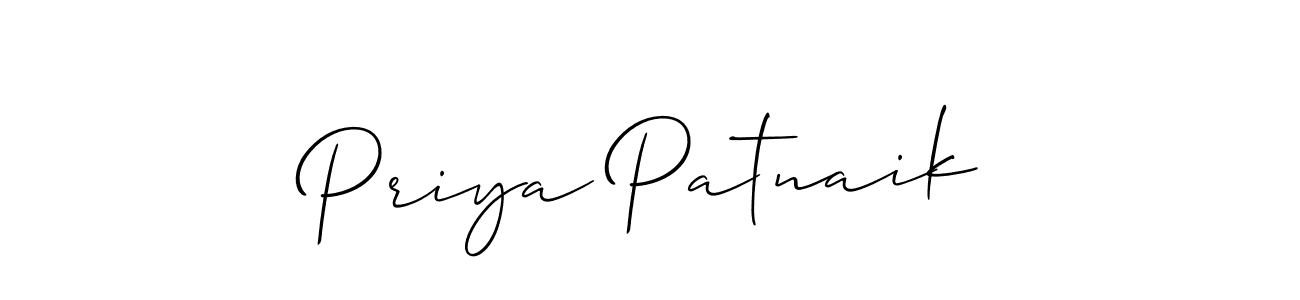if you are searching for the best signature style for your name Priya Patnaik. so please give up your signature search. here we have designed multiple signature styles  using Allison_Script. Priya Patnaik signature style 2 images and pictures png