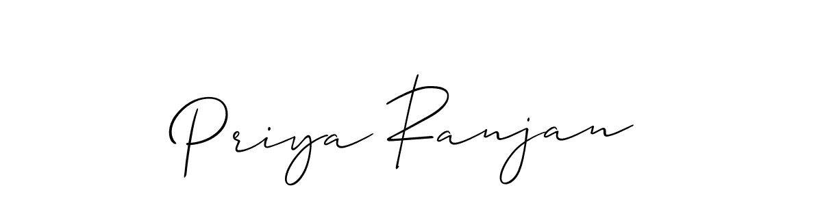 This is the best signature style for the Priya Ranjan name. Also you like these signature font (Allison_Script). Mix name signature. Priya Ranjan signature style 2 images and pictures png