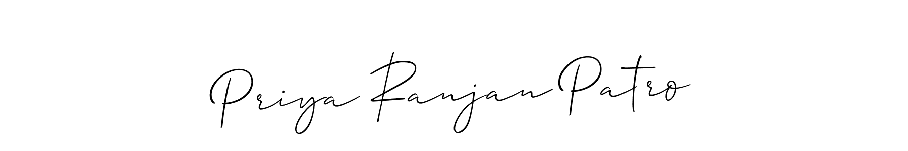 Also You can easily find your signature by using the search form. We will create Priya Ranjan Patro name handwritten signature images for you free of cost using Allison_Script sign style. Priya Ranjan Patro signature style 2 images and pictures png