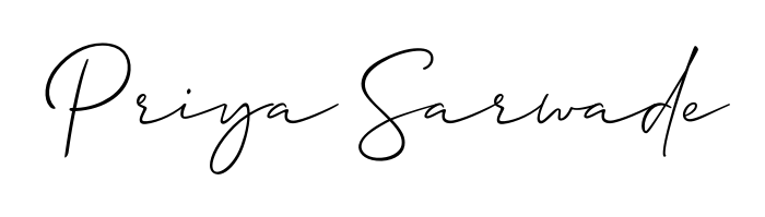 The Allison_Script signature style provides a bold statement for name Priya Sarwade. Designed for business owners, executives, and leaders. Priya Sarwade signature style 2 images and pictures png