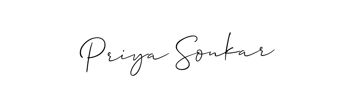 Here are the top 10 professional signature styles for the name Priya Sonkar. These are the best autograph styles you can use for your name. Priya Sonkar signature style 2 images and pictures png