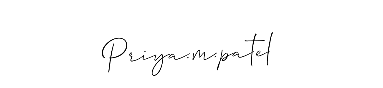 You can use this online signature creator to create a handwritten signature for the name Priya.m.patel. This is the best online autograph maker. Priya.m.patel signature style 2 images and pictures png