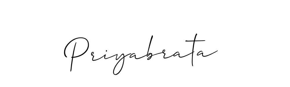 Priyabrata stylish signature style. Best Handwritten Sign (Allison_Script) for my name. Handwritten Signature Collection Ideas for my name Priyabrata. Priyabrata signature style 2 images and pictures png