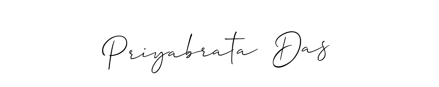 Create a beautiful signature design for name Priyabrata  Das. With this signature (Allison_Script) fonts, you can make a handwritten signature for free. Priyabrata  Das signature style 2 images and pictures png