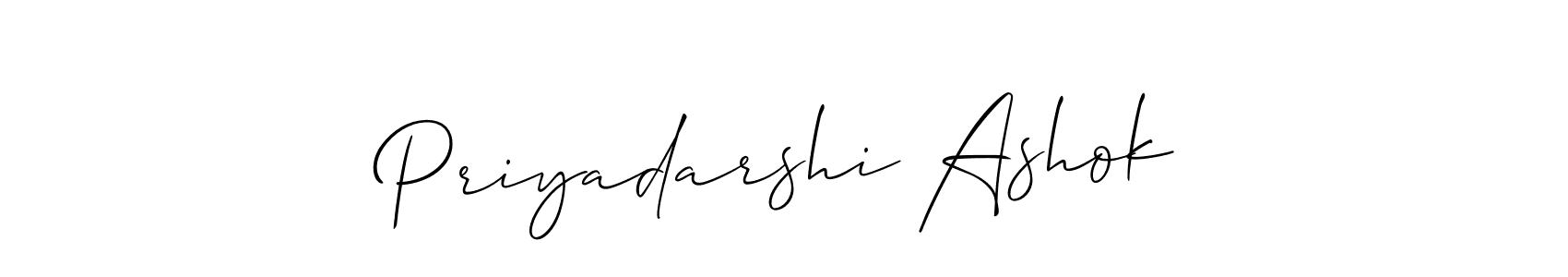 Also You can easily find your signature by using the search form. We will create Priyadarshi Ashok name handwritten signature images for you free of cost using Allison_Script sign style. Priyadarshi Ashok signature style 2 images and pictures png